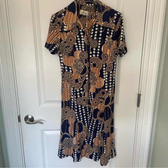 Lot of 4 True Vintage Mod Dresses size M - Picture 5 of 12